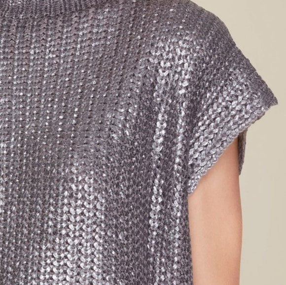 NWT American Fit Silver Coated Metalic Sweater LAST ONE!  🎁♨️ - Picture 6 of 10
